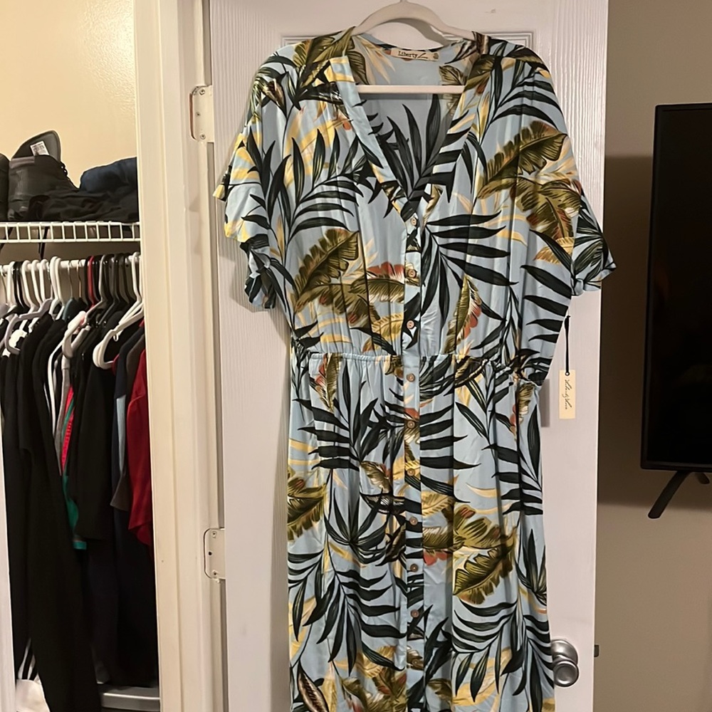 Plus size Hawaiian Dresss